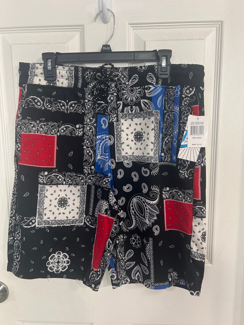 Fresh prints of Bel Air Board shorts, casual & watersports shorts Men size L New